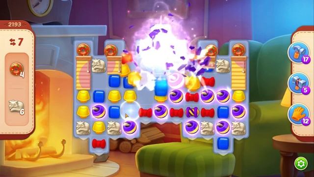 Homescapes Level 2193 No boosters  Уровень 2193 Без бустеров 08.01.2022