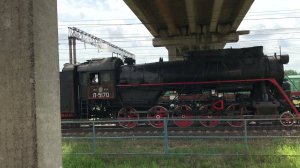 Паровоз Л-5170 с туристическим поездом Нижний Новгород - Арзамас