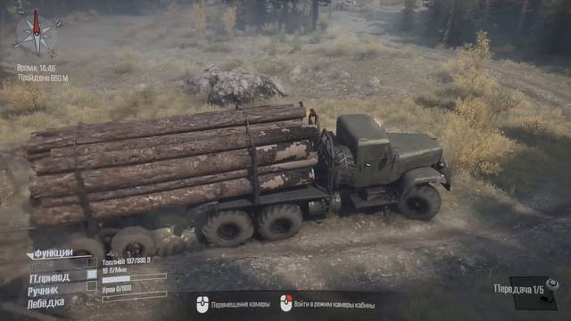 Spintires: MudRunner #14 🚛 - Карта-Потоп. смотреть онлайн