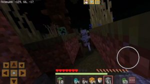 Первый эксперемнальный мой зомби.  #minecraft #эксперимент