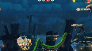 angry birds 2. паника короля свиней ! сложный босс !