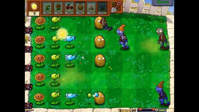 Plants vs Zombies - Прохождение на 100% | #1 День смотреть онлайн