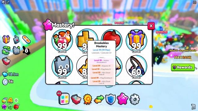 КАК ПРОКАЧАТЬ 99 УРОВЕНЬ ВСЕХ МАСТЕРИ В PET SIMULATOR 99 | ROBLOX смотреть онлайн