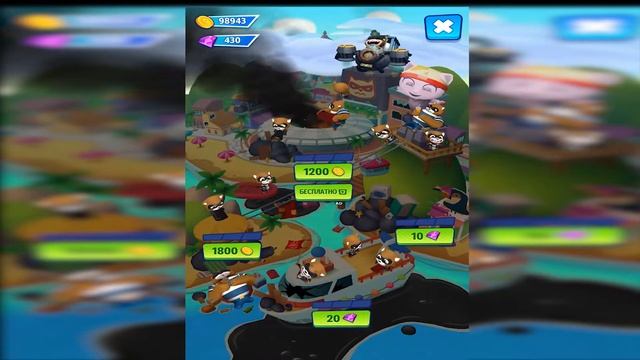 Говорящий Том ПОГОНЯ ГЕРОЕВ #1 Talking Tom Hero Dash лучше Бег за золотом? Игра по мультику смотреть онлайн