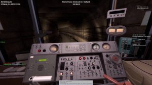 Garrys mod Metrostroi катаюсь по замоскворецкой линии бэта тест