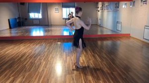 Самба. Связка соло под счëт.