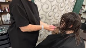 Быстрая текстурная стрижка wolf cut