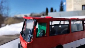 Икарус 250 из пластилина.