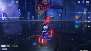 Нёвиллет. Первая сторона 12 этажа за 55 секунд (54 секунды таймер бездны). Бездна 4.7