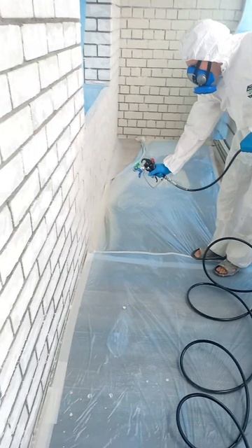 Безвоздушная покраска.Балкон смотреть онлайн