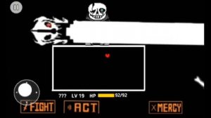 Gaster sans fight битва с гастер сансом [undertale,android]