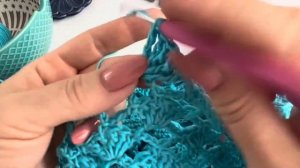 Такого не будет ни у кого!  Вяжем топ «Hawai»!  Amazing crochet top