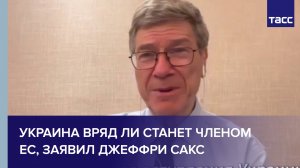 Украина вряд ли станет членом ЕС, заявил Джеффри Сакс