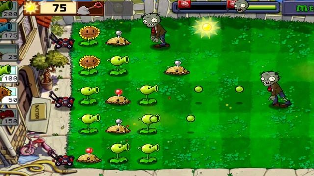 Играю в растения против зомби, 3 часть! смотреть онлайн
