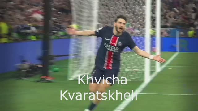 Хвича Кварацхелия 🇬🇪 - первый грузин, забивший гол в финале Лиги чемпионов