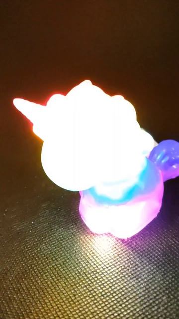 Ночник "Радужный единорог" из эпоксидной смолы, свети? смотреть онлайн