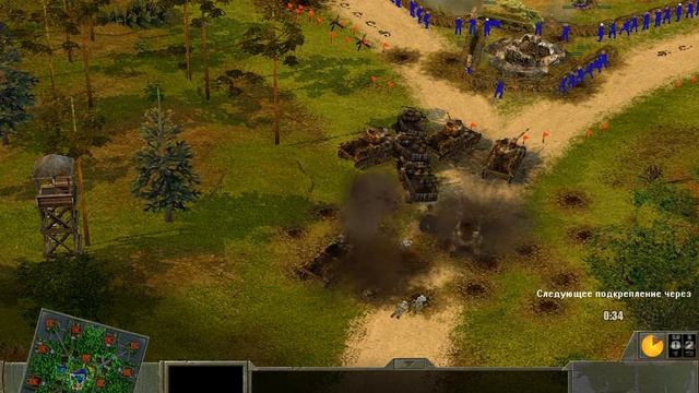 Блицкриг 2:Британский крест(мультиплеер грм)(6)- укрепление позиций смотреть онлайн