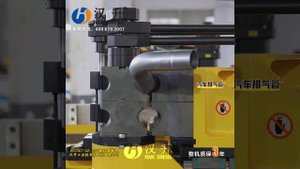 Автоматический 2-х уровневый трубогибочной станок с ЧПУ 80CNC-4A-2-ST со специальной цангой