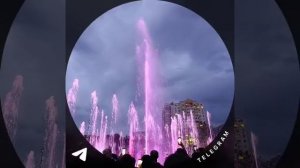 Шоу на фонтане, в Оренбурге Чкалова очень красиво😍😍