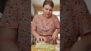 Тушеная капуста в курицей