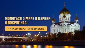 Молиться о мире в церкви и вокруг нас.