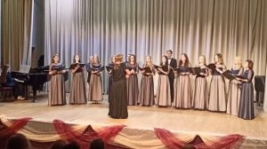 "Ты помнишь ли вечер",муз.С. Рахманинов, сл. А.Толстой. Исполняет классик-хор"Academia" ДШИ г.Лобня