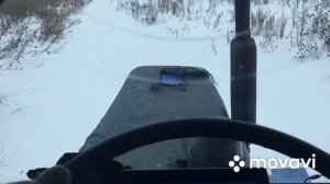 МТЗ 80 В глубоком снегу!!!