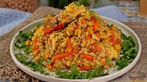 Классика по-сытному. ПЛОВ С КУРИЦЕЙ И НУТОМ