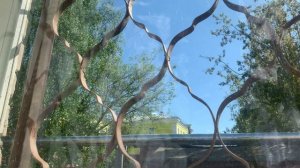 The weather outside the window in our village: не единого облачка