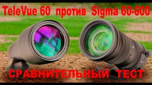 TeleVue 60 против Sigma 60-600 Sport. Тесты