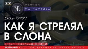 КАК Я СТРЕЛЯЛ В СЛОНА - Джордж ОРУЭЛЛ (читает Николай КОЗИЙ) | ФАНТАСТИКА аудиокниги слушать
