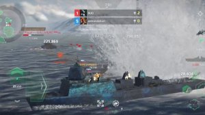 Пробую новый корабль въ Modern Warships 300.