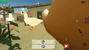 В деревне у бабушки 🧓 в Chicken Gun 🐔