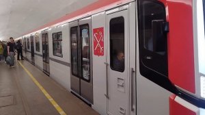 Обкатка поезда метро "Балтиец"