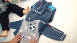 Вязаный костюм "Мячик" на мальчика 3-6 месяцев, производство МоёДитё