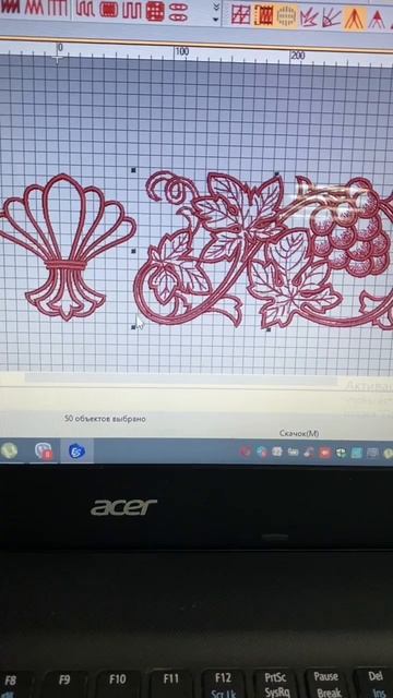 Машинная вышивка, как вышивать большие дизайны. смотреть онлайн