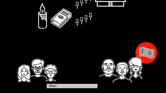 Рисованное видео "Эксперимент со свечой" смотреть онлайн