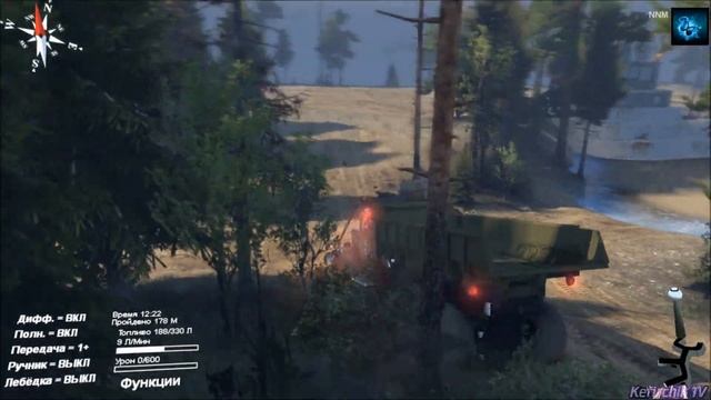 MODS SpinTires: КрАЗ-214 смотреть онлайн