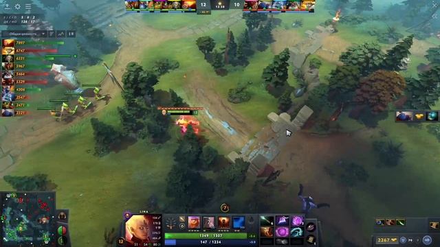 GPK ВЫНЕС ВСЕХ ЗА 20 МИНУТ! ⚡ ДОТА 2 / DOTA 2 / LINA 7.37e
