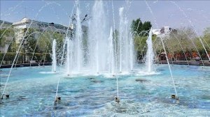 Чита. Фонтан на Центральной площади