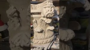 Оформление  колоны изготовление модели из  гипса мастер класс Кузьмич Владимир