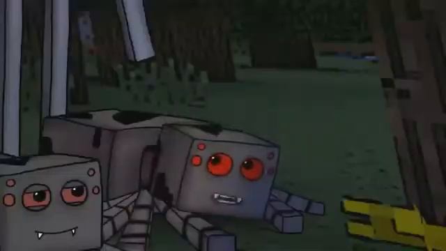 Смешной мультик Minecraft, Приколы майнкрафт, СКЕЛЕТ УБИЙЦ смотреть онлайн
