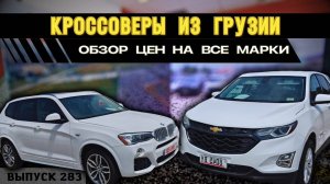 КРОССОВЕРЫ ИЗ ГРУЗИИ. АКТУАЛЬНЫЕ ЦЕНЫ. РЫНОК АВТОПАПА.