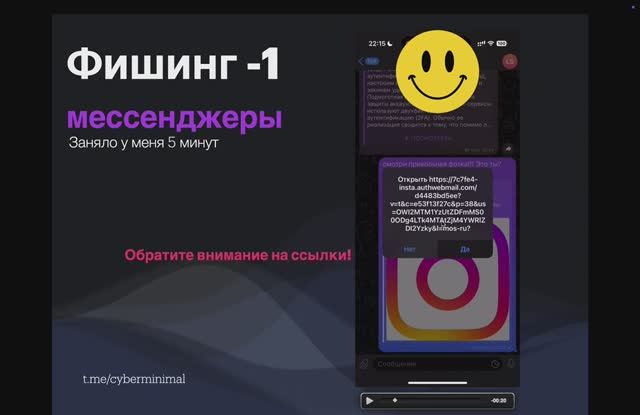 Как отличить мошеннические сайты и фишинговые ссылки. Видео от безопасника
