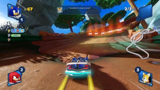 Прохождение уровня (Локация 1 уровень 1) Team Sonic Racing смотреть онлайн