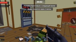 pixel combat зомби strike 3D прохождение 1#