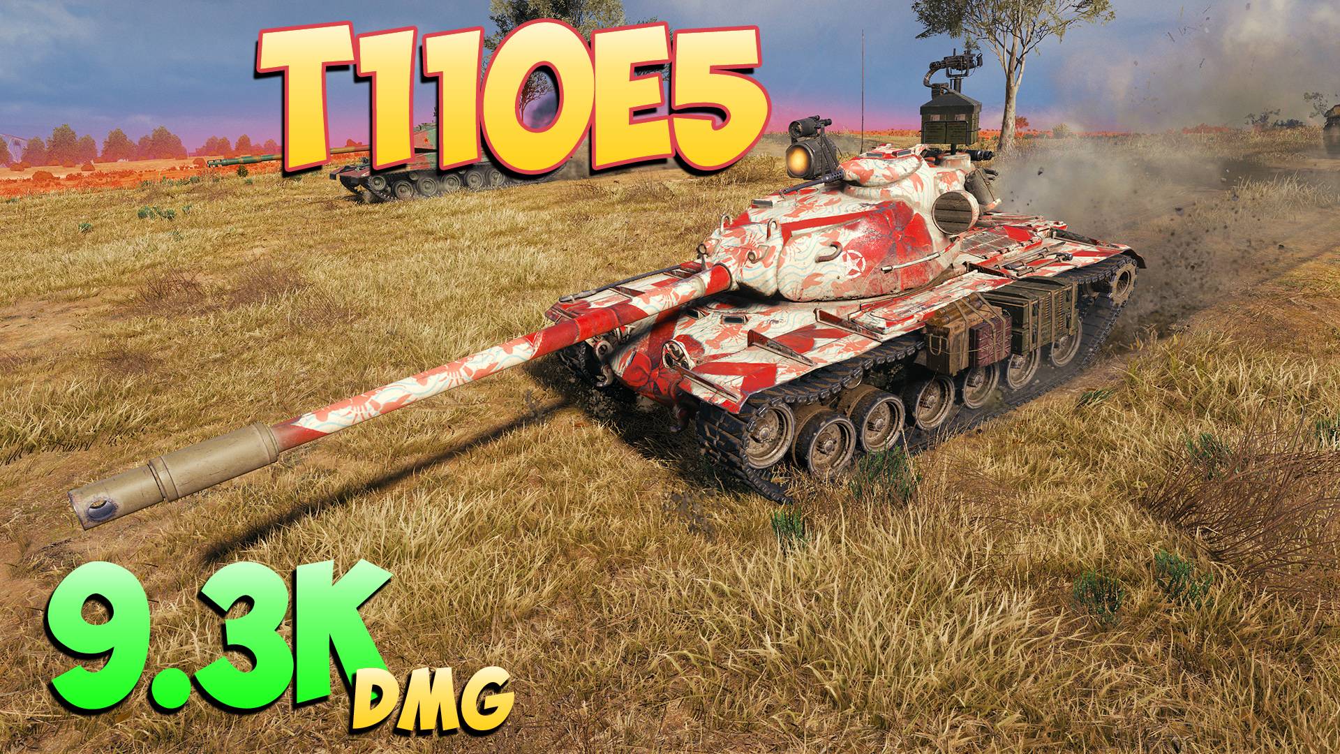 T110E5 - 3 Фрагов 9.3K Урона - Стабильный! - Мир Танков