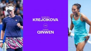 08.11.2024. Циньвэнь Чжэн - Барбора Крейчикова. WTA Finals. Qinwen Zheng - Barbora Krejcikova