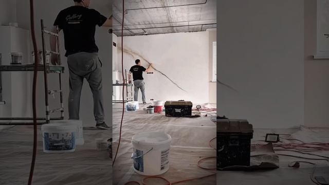 НАНЕСЕНИЕ ДЕКОРАТИВНОГО ПОКРЫТИЯ С ЭФФЕКТОМ МРАМОРА.