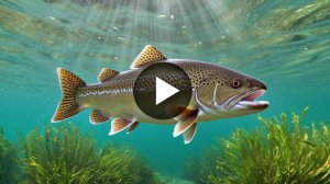 Куори наградил: мой трофей озерной форели в Русской рыбалке 4!